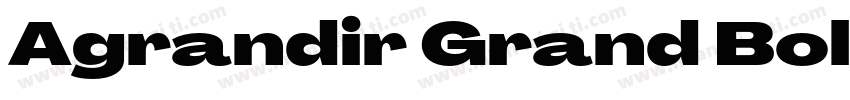 Agrandir Grand Bold字体转换